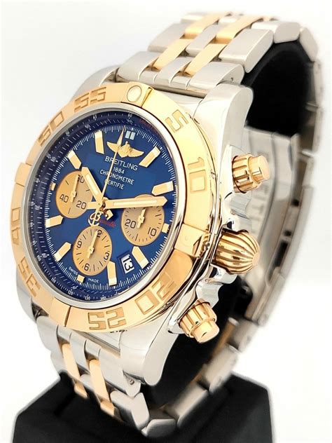 breitling chronomat two tone